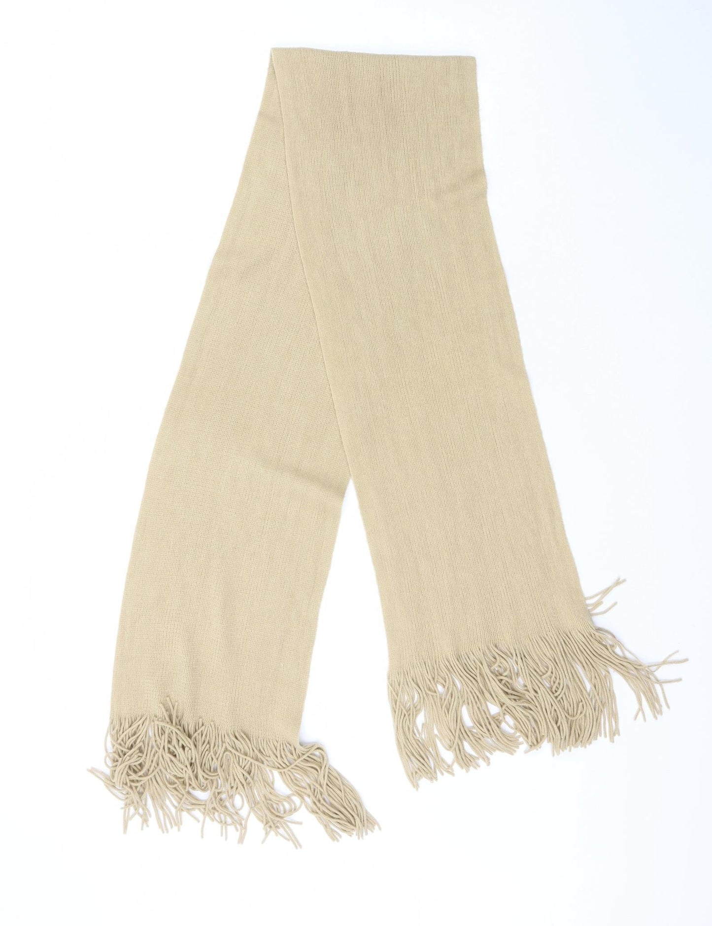 Preworn Womens Beige  Polyester  Scarf
