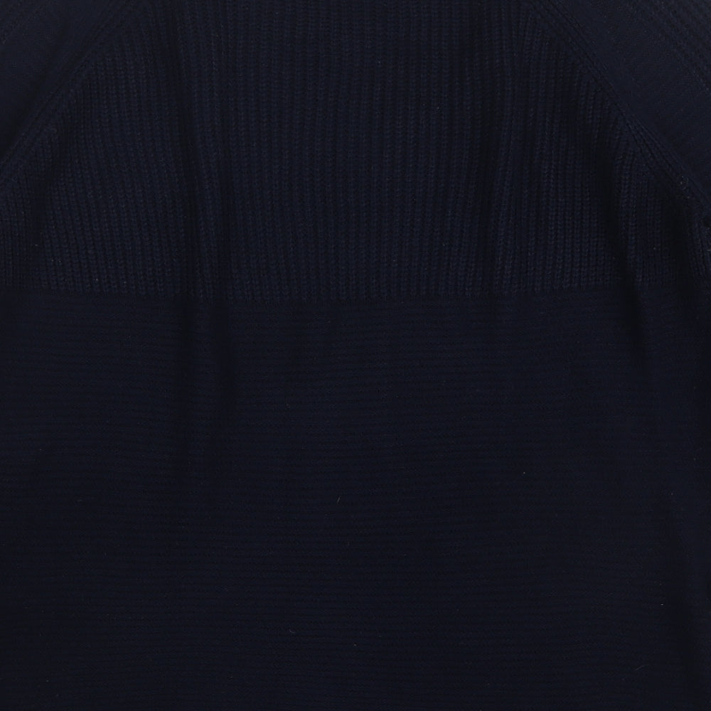 Debenhams  Womens Blue Round Neck  Acrylic Pullover Jumper Size 14