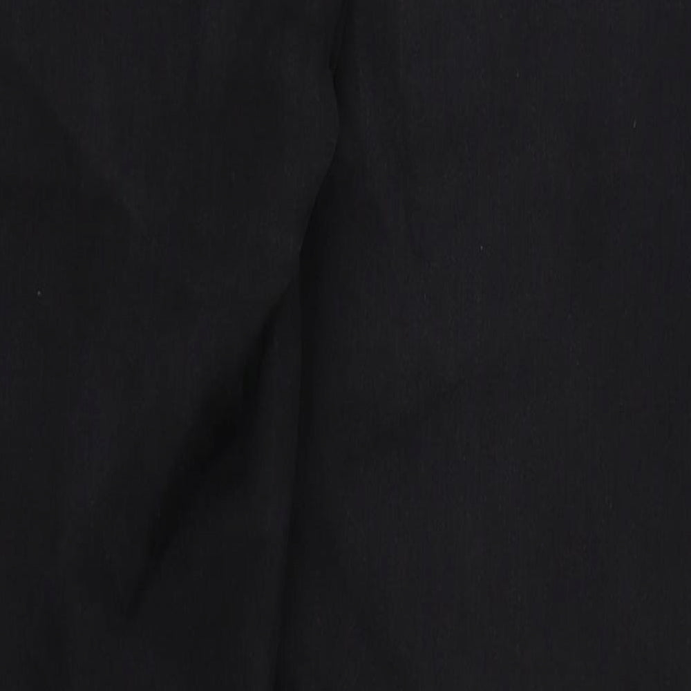 Paper + Stitch Womens Black  Cotton Skinny Jeans Size 30 in L29 in Regular Button