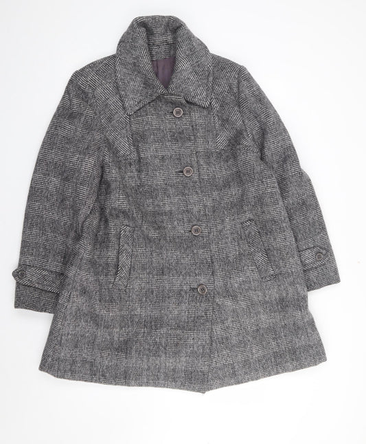 La Petite Womens Grey   Jacket Blazer Size S  Button