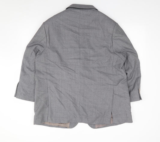 Jar Bone Mens Grey  Wool Jacket Suit Jacket Size 42