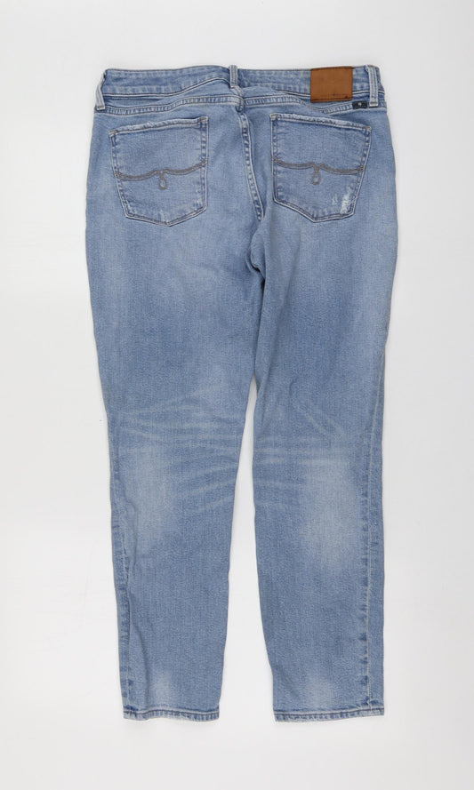 Lucky Brand Womens Blue  Cotton Capri Jeans Size 10 L26 in Regular