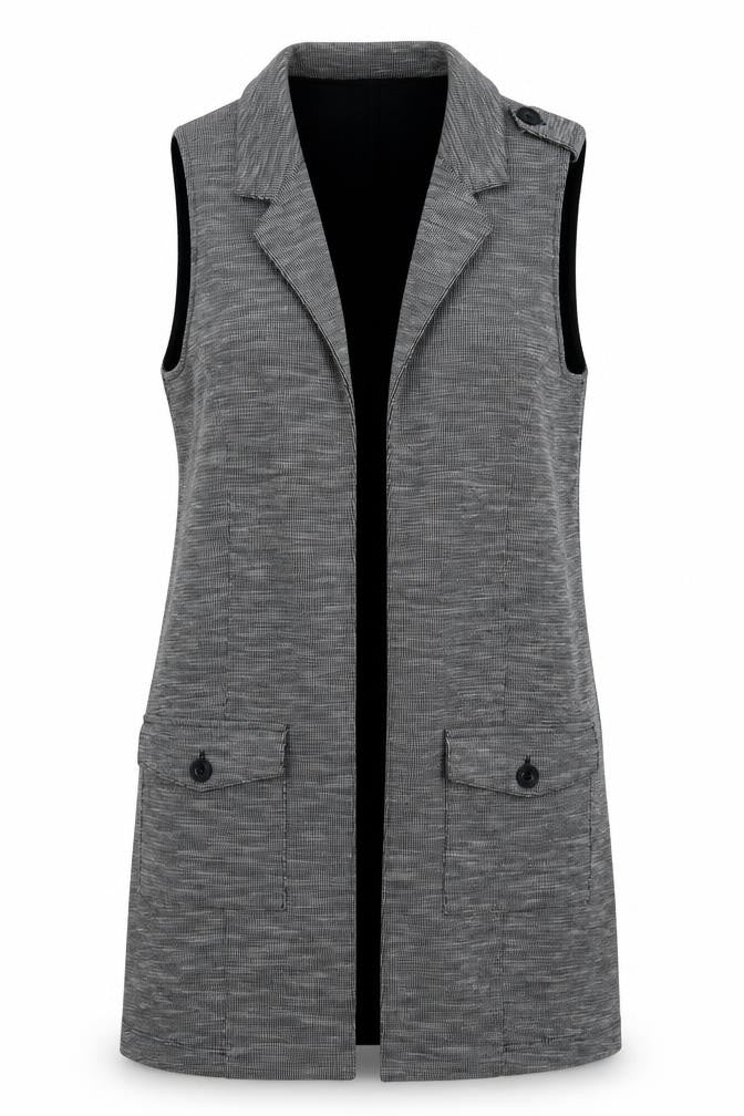 Miss Selfridge Womens Grey Collared  Polyester Cardigan Jumper Size 8
