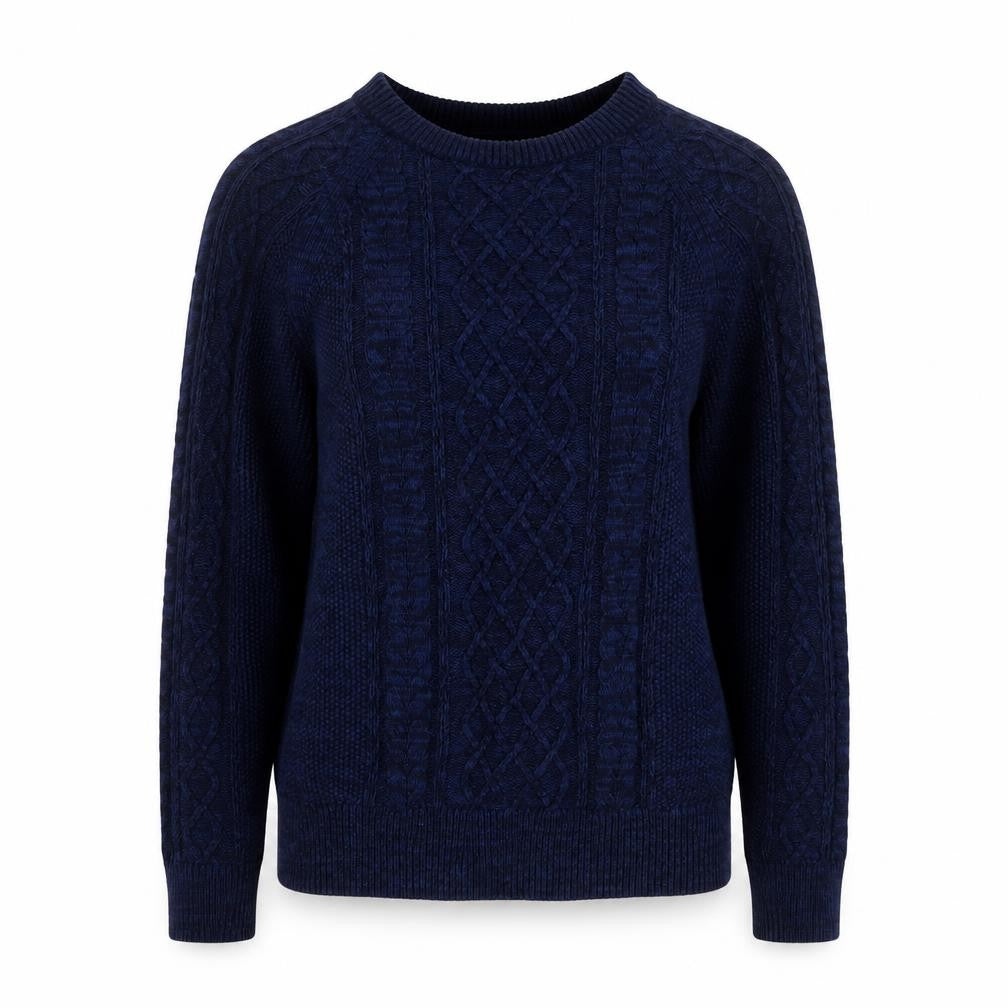 Gap Womens Blue Round Neck  Cotton Pullover Jumper Size XS