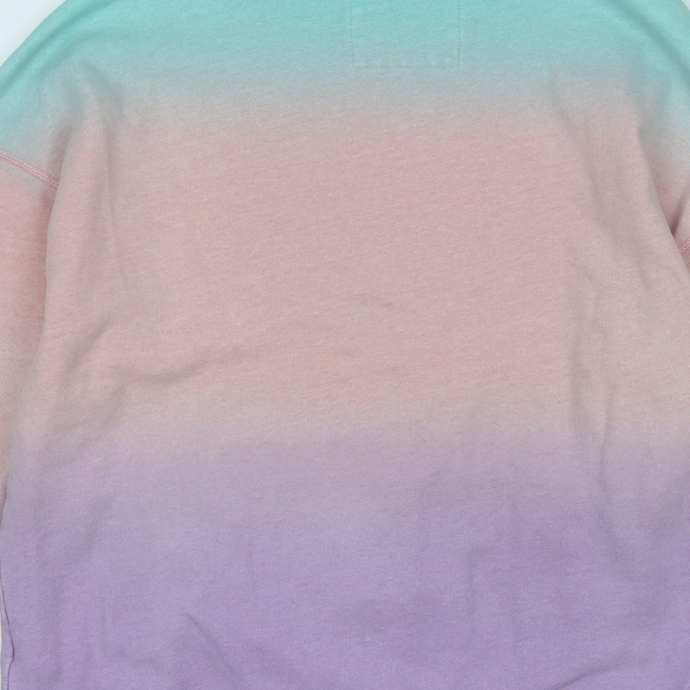 Hollister Womens Multicoloured  Cotton Pullover Sweatshirt Size XS