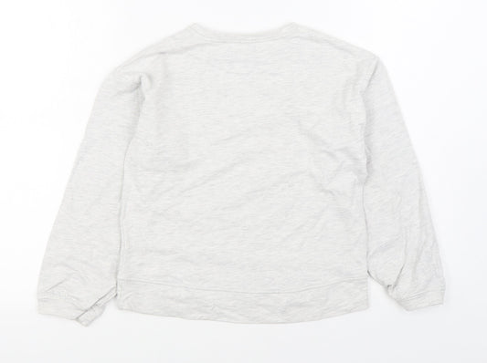 LN Womens Grey  Cotton Pullover Sweatshirt Size XS  Pullover