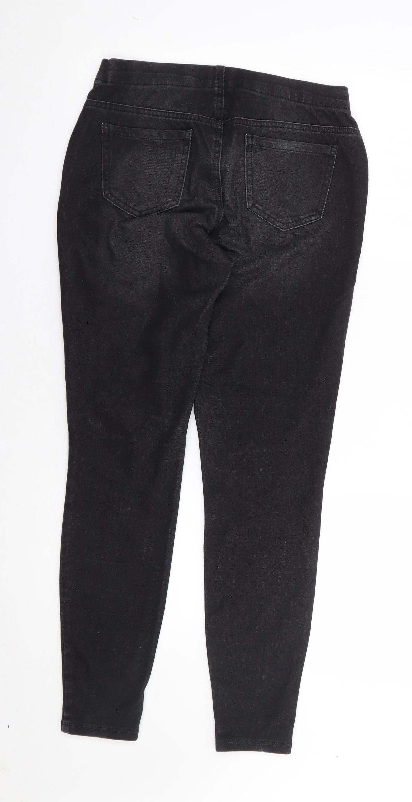 George Womens Black  Polyacrylate Fibre Jegging Jeans Size 10 L28 in Regular