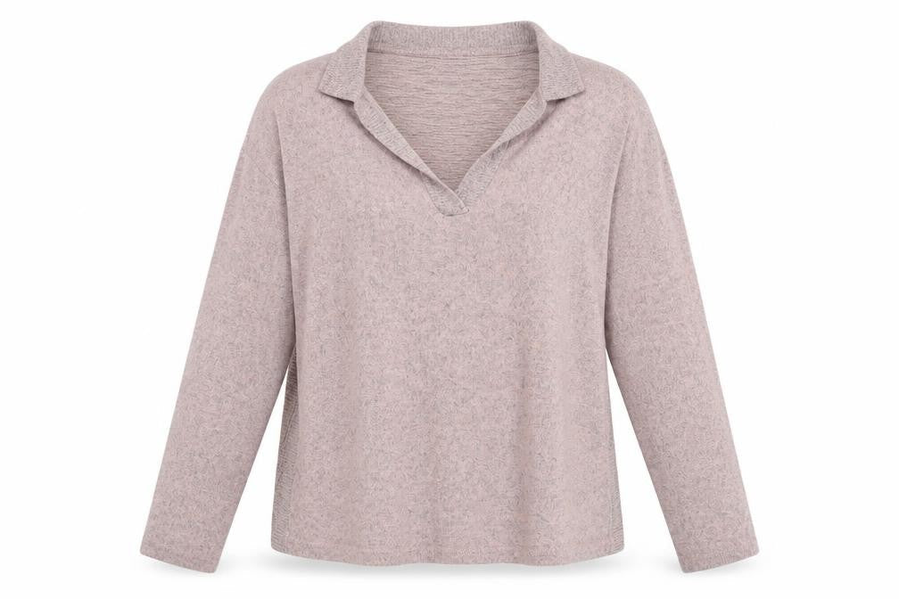 Dunnes Womens Pink Geometric Polyester Pullover Sweatshirt Size M