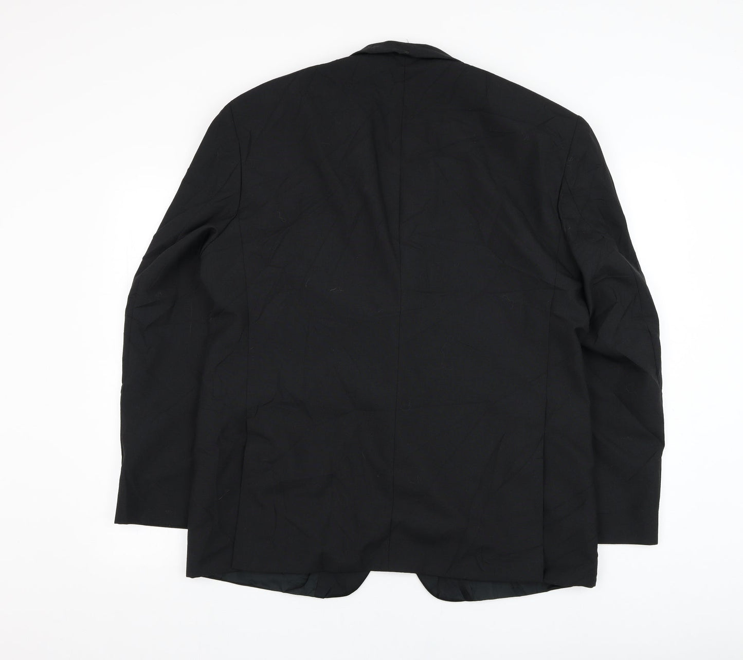 Nicholas Rowe Mens Black  Wool Jacket Suit Jacket Size 42