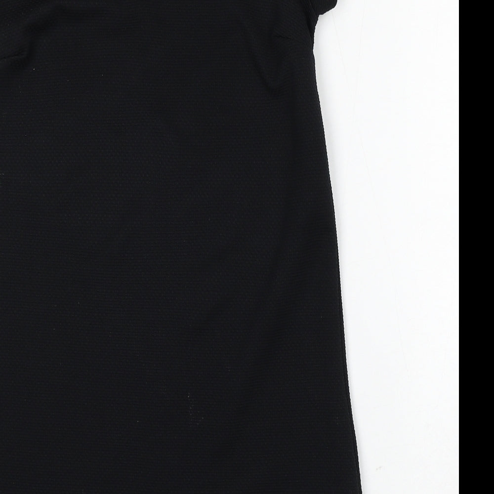 New Look Womens Black  Polyester Shift  Size 8  Round Neck