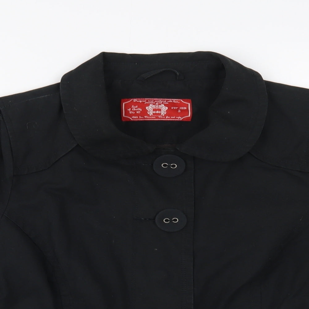 Esprit Womens Black   Jacket  Size S  Button