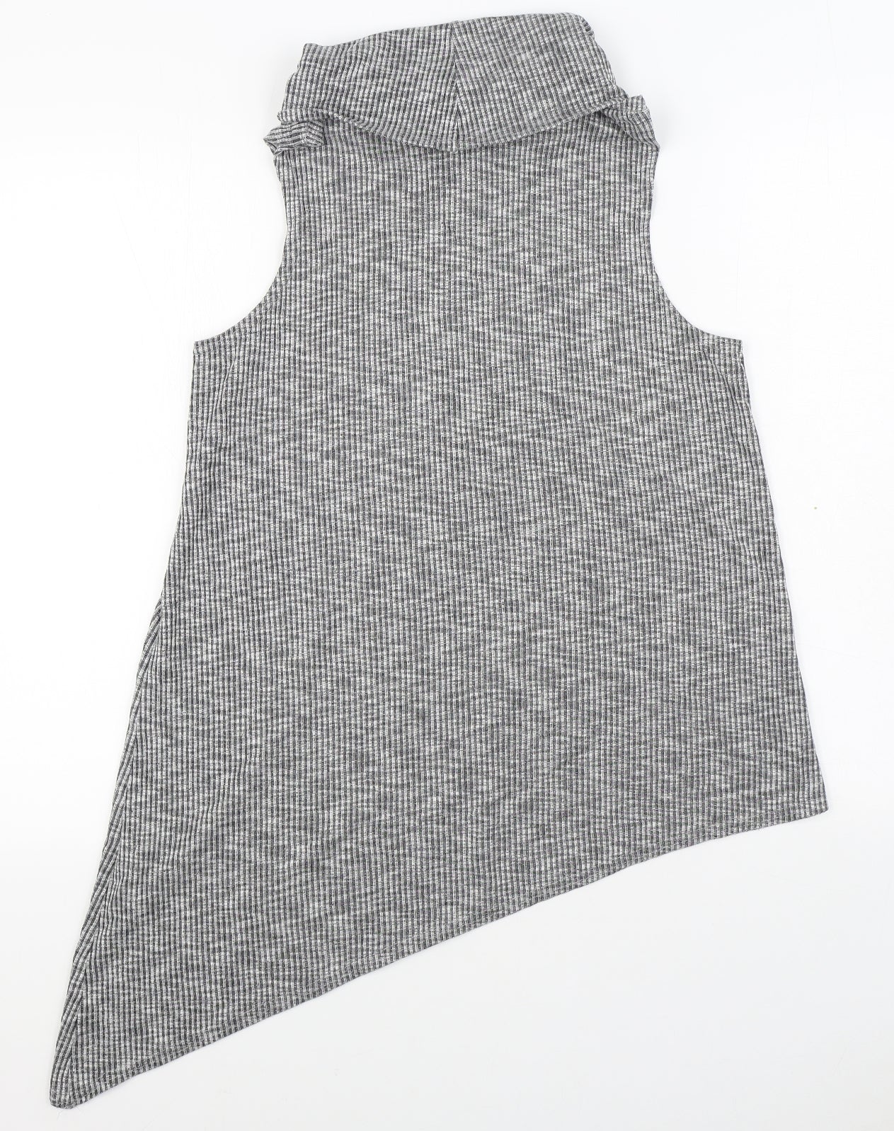 New Look Womens Grey  Viscose Pullover Sweatshirt Size 12  Pullover