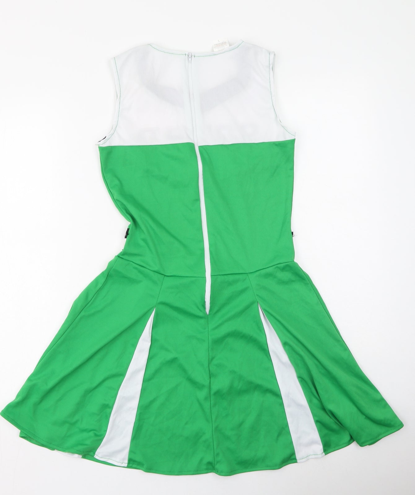 Preworn Womens Multicoloured  Polyester Fit & Flare  Size S  Round Neck  - fancy dress