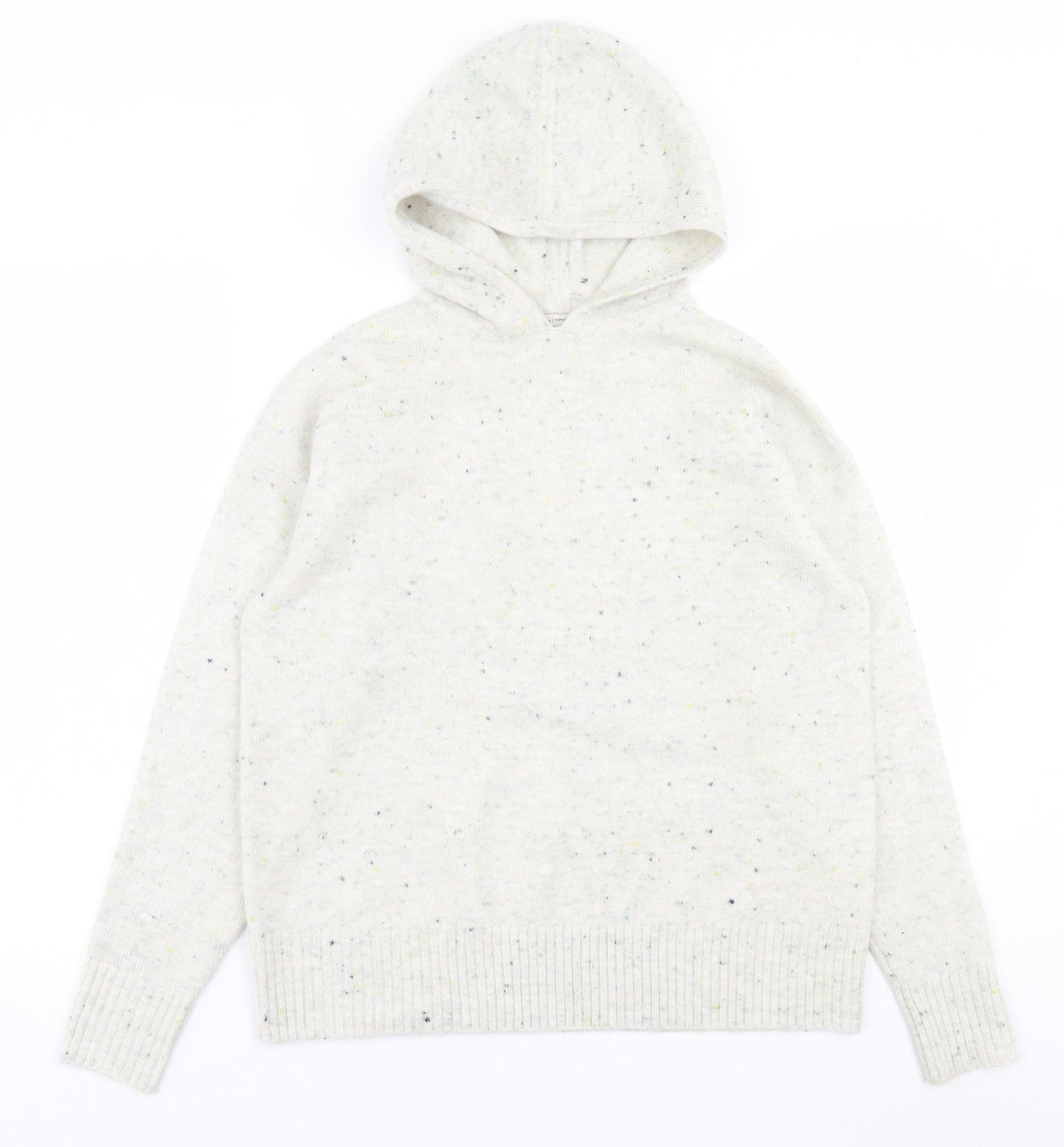 TU Womens Grey  Acrylic Pullover Hoodie Size S  Pullover