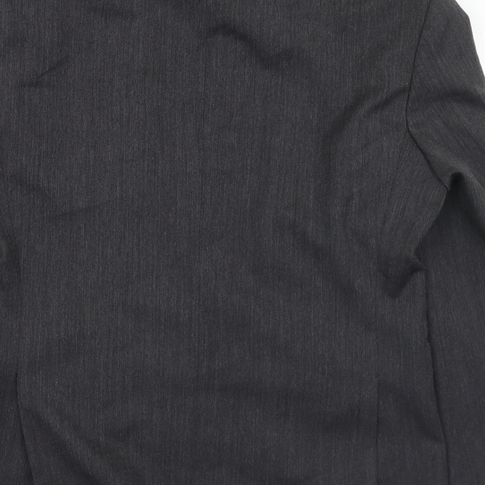 Scott International Mens Grey  Polyester Jacket Suit Jacket Size 40