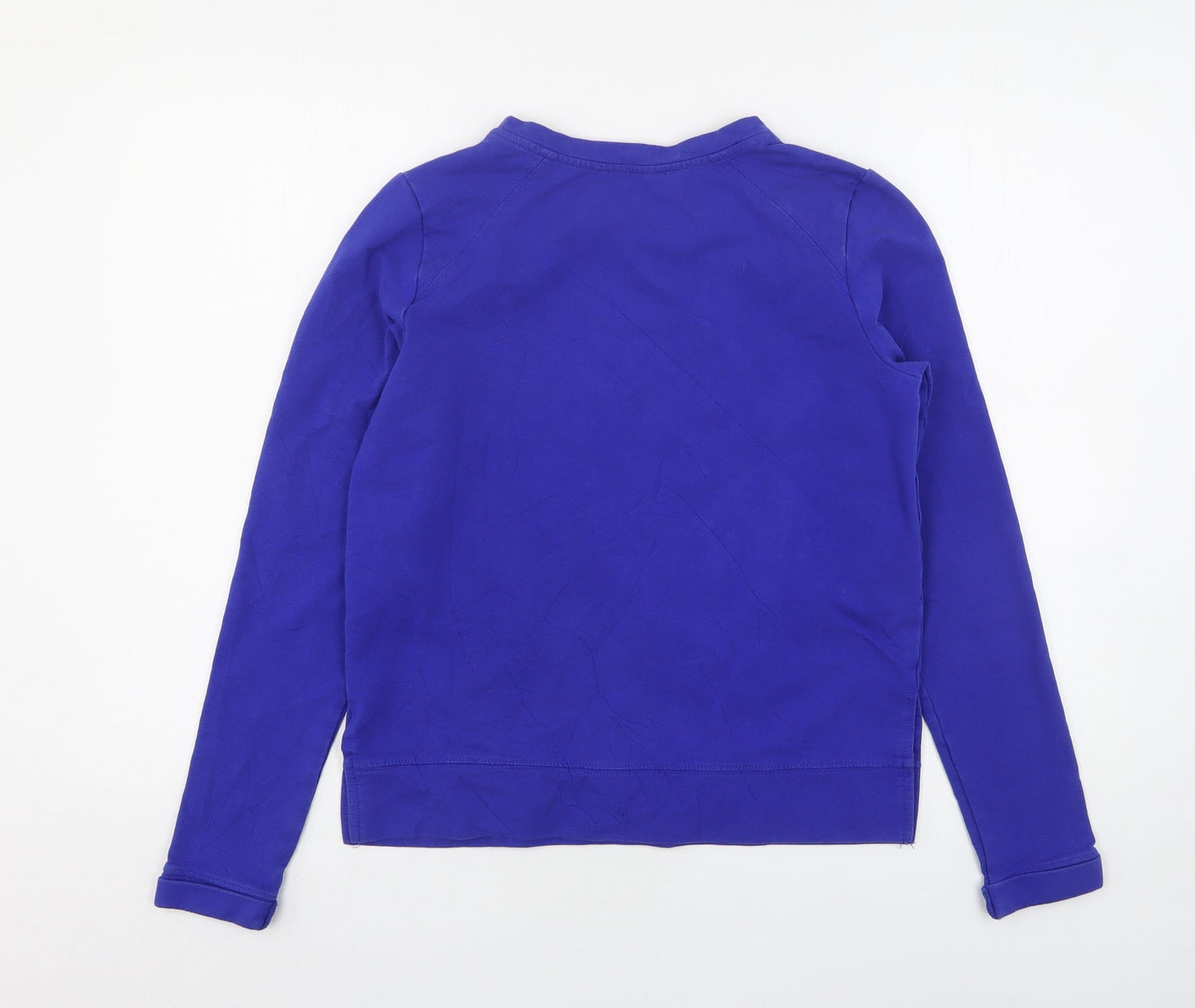 Dayz Womens Blue  Cotton Pullover Sweatshirt Size S