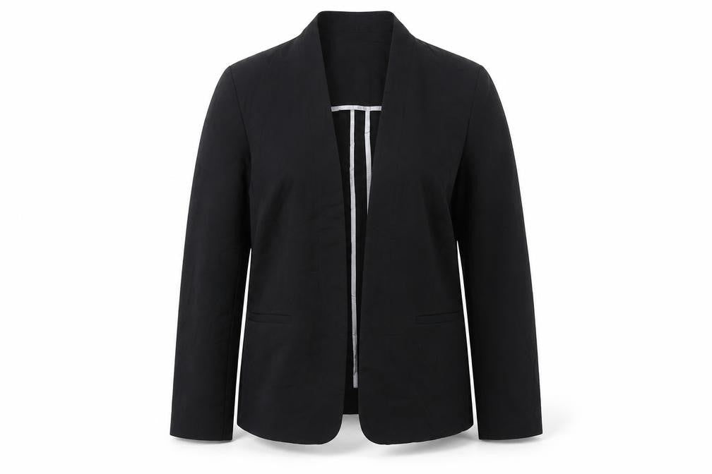 Marks and Spencer Womens Black  Polyester Jacket Blazer Size 10