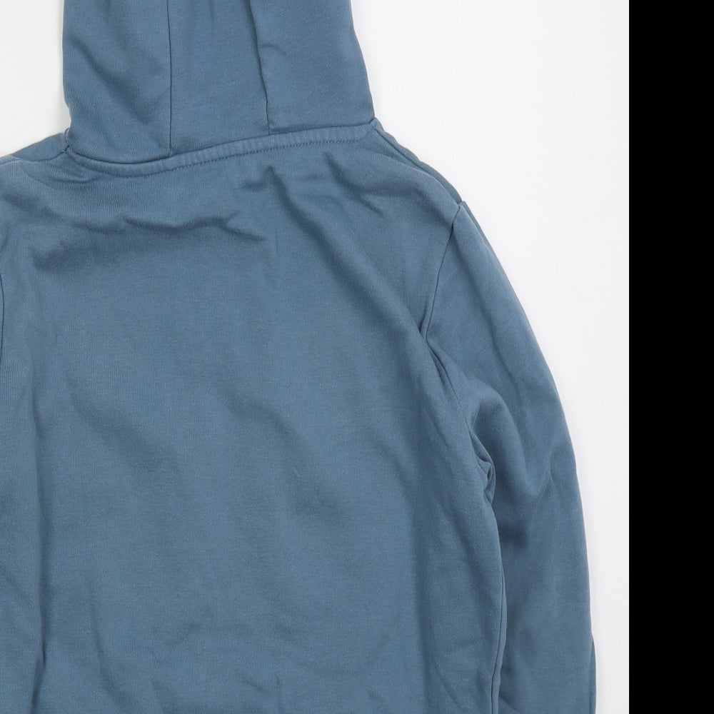 Dunnes Boys Blue  Cotton Pullover Hoodie Size L  Pullover - T-Rex
