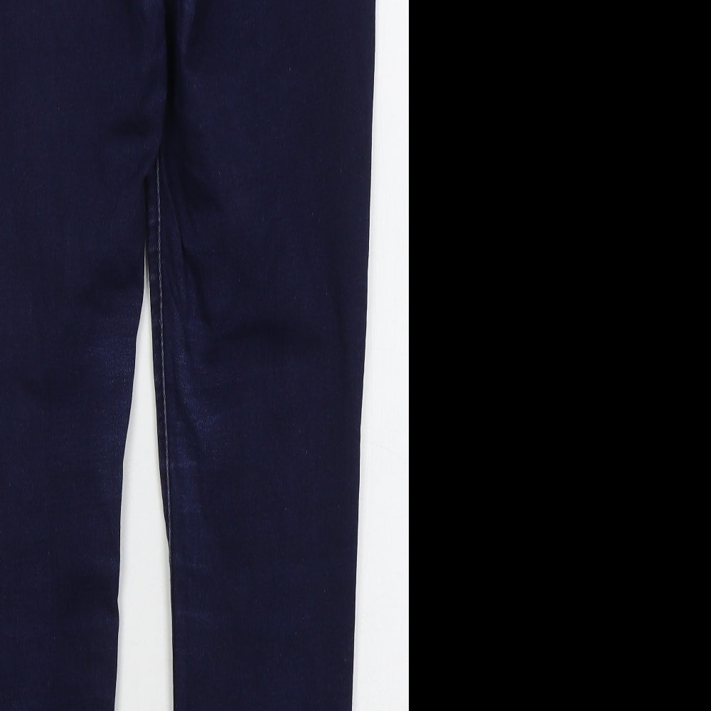 Denim Co Womens Blue  Cotton Skinny Jeans Size 12 L27 in Regular Button