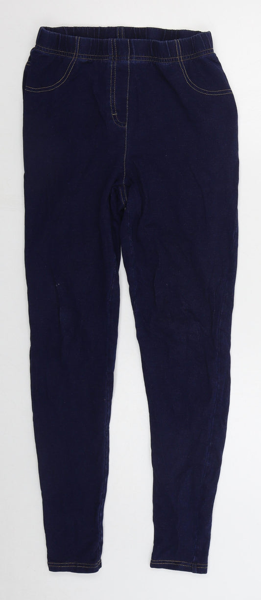 George Womens Blue  Cotton Jegging Jeans Size 8 L27 in Regular