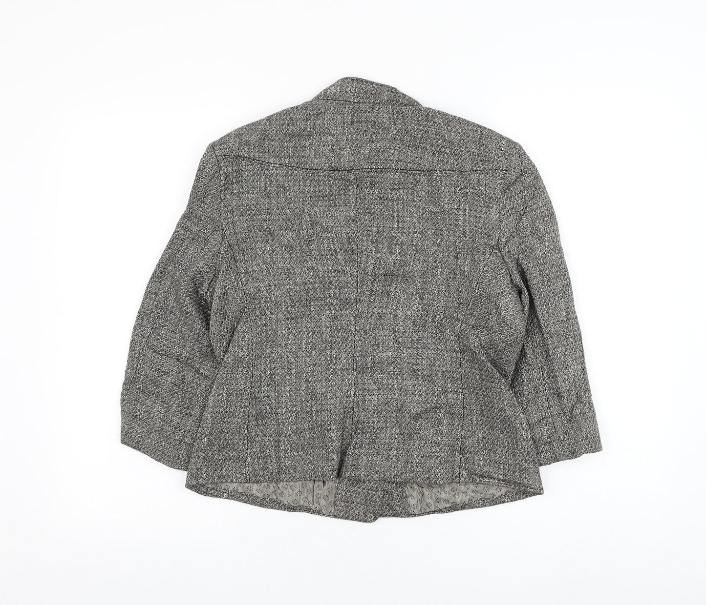 NEXT Womens Grey   Jacket Blazer Size 12  Button