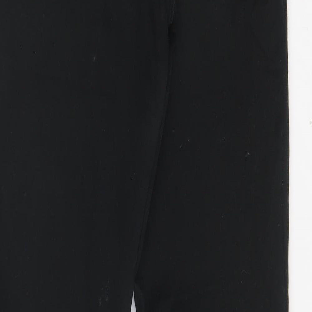 New Look Womens Black  Cotton Skinny Jeans Size 8 L28 in Slim Zip