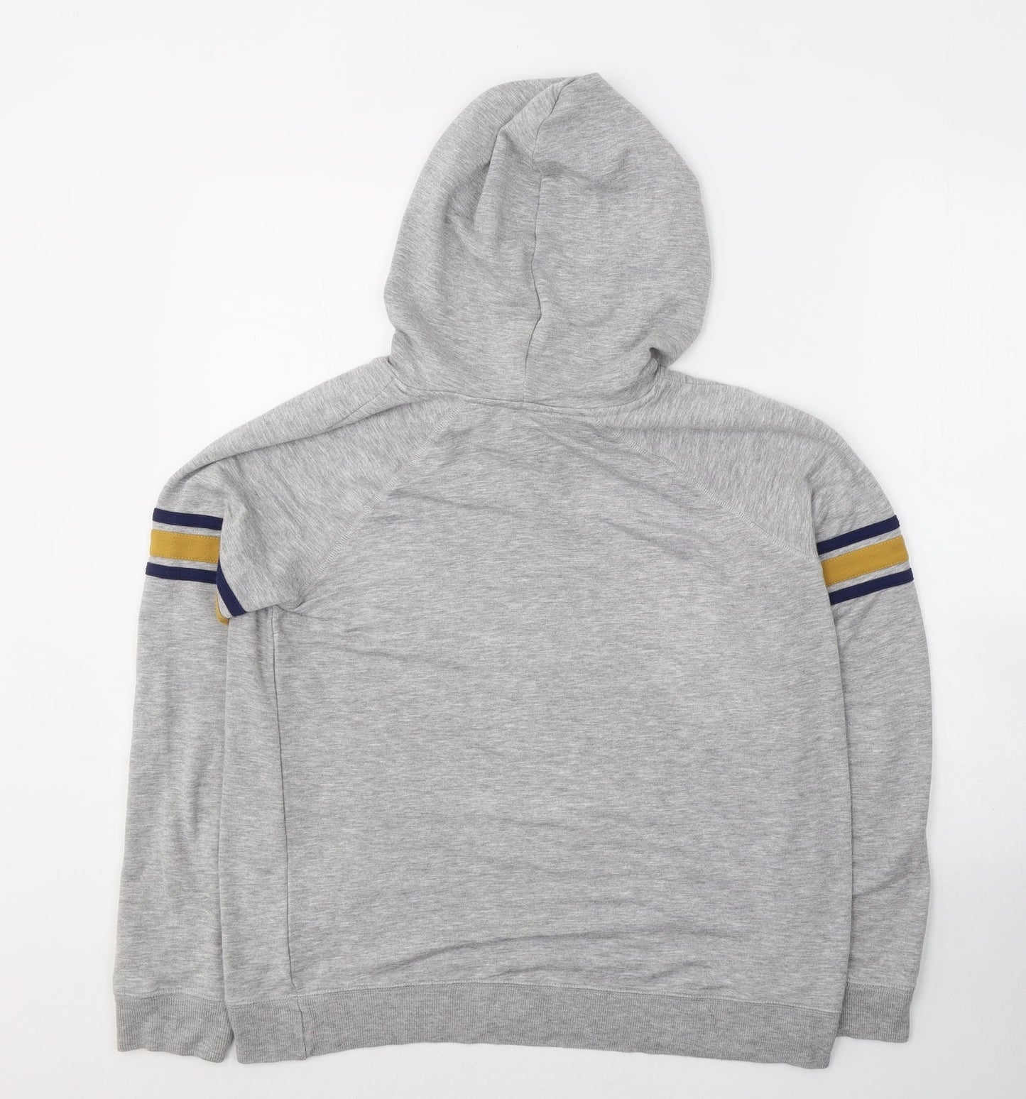 Pink Rose Womens Grey  Viscose Pullover Hoodie Size L  Pullover