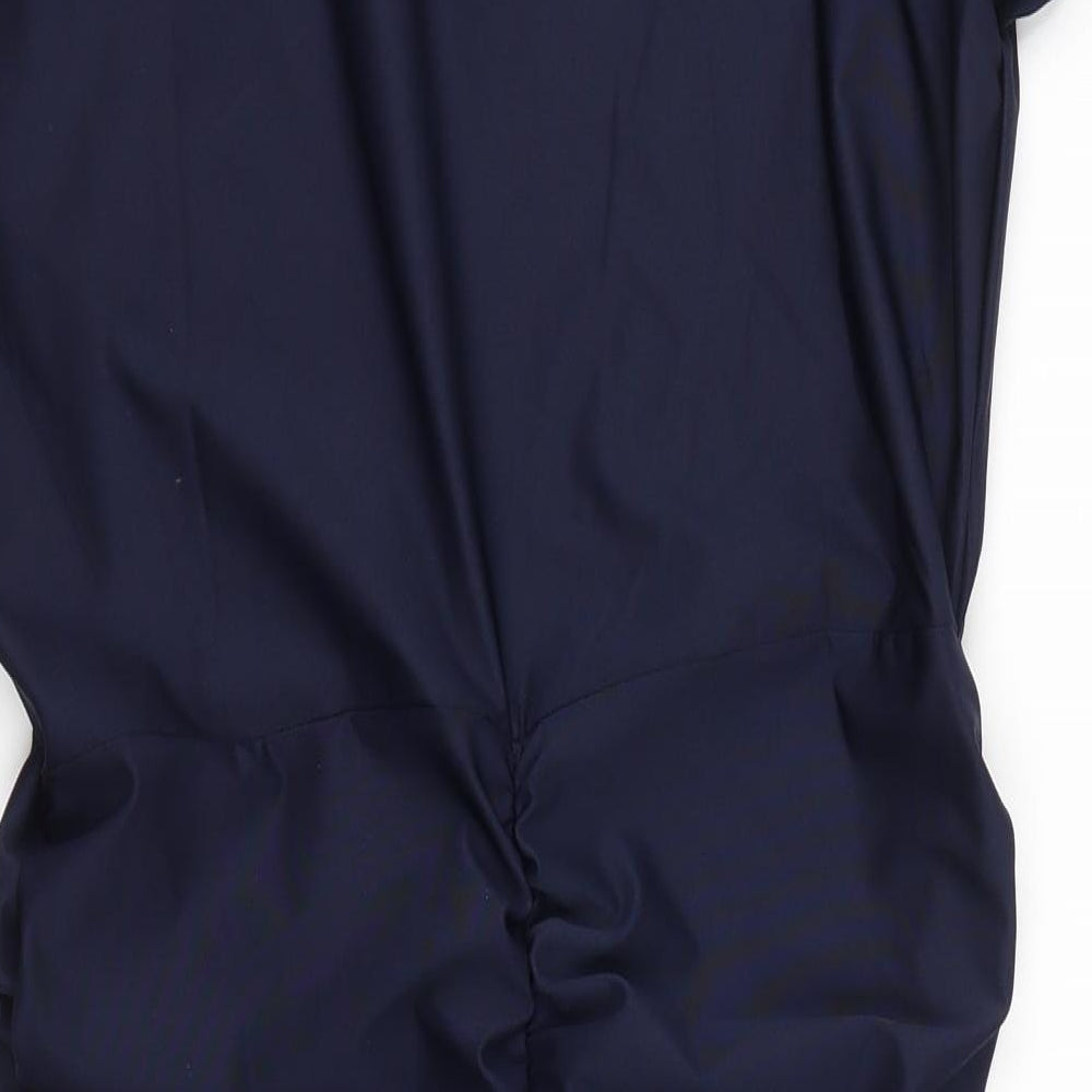 MISSFIGA Womens Blue  Polyester Bodycon  Size 14  Round Neck