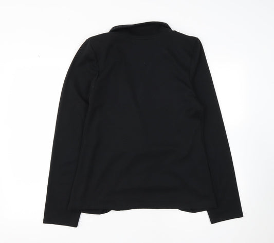 K-I Womens Black   Jacket  Size M  Button