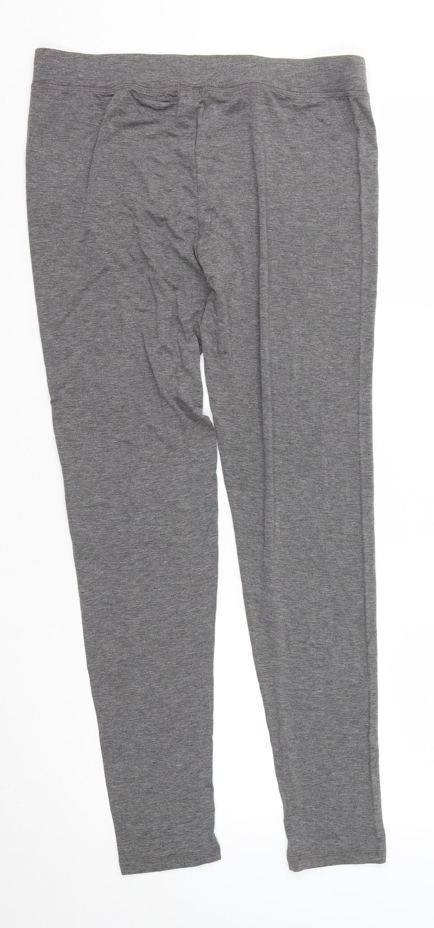 Dunnes Stores Womens Grey  Viscose Compression Leggings Size M L28 in Regular