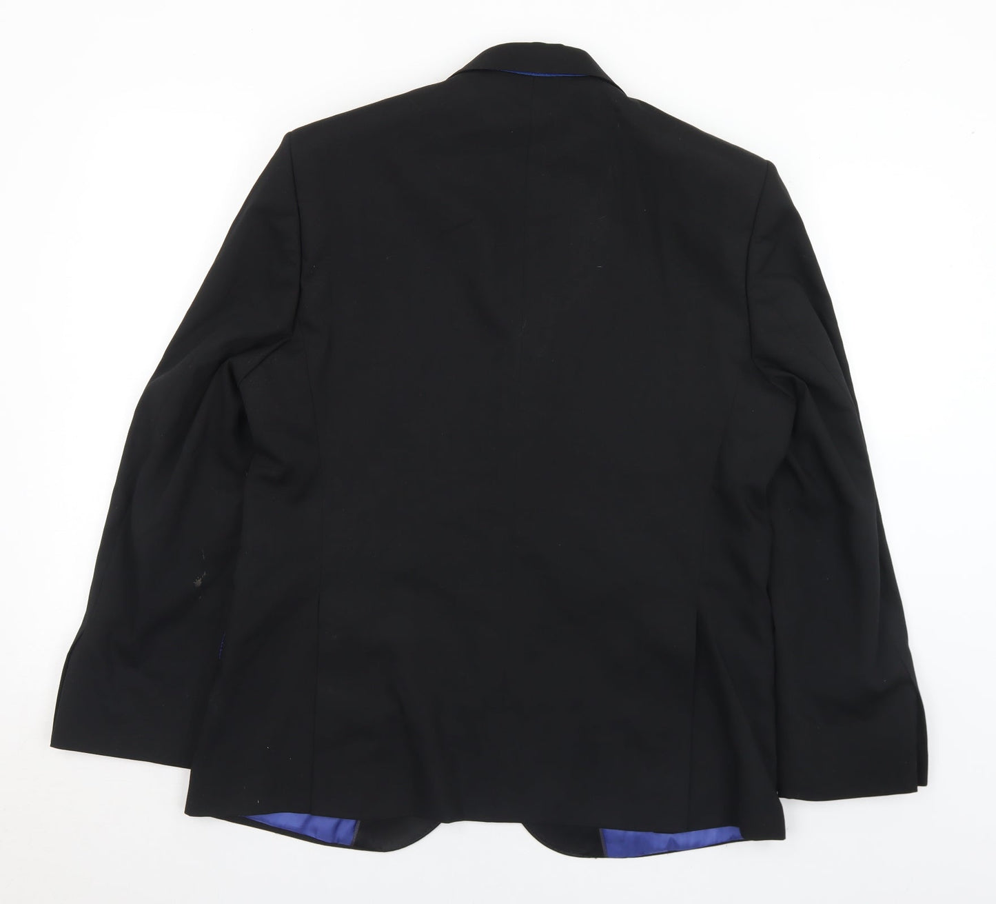 Marks and Spencer Mens Black  Wool Jacket Suit Jacket Size 40