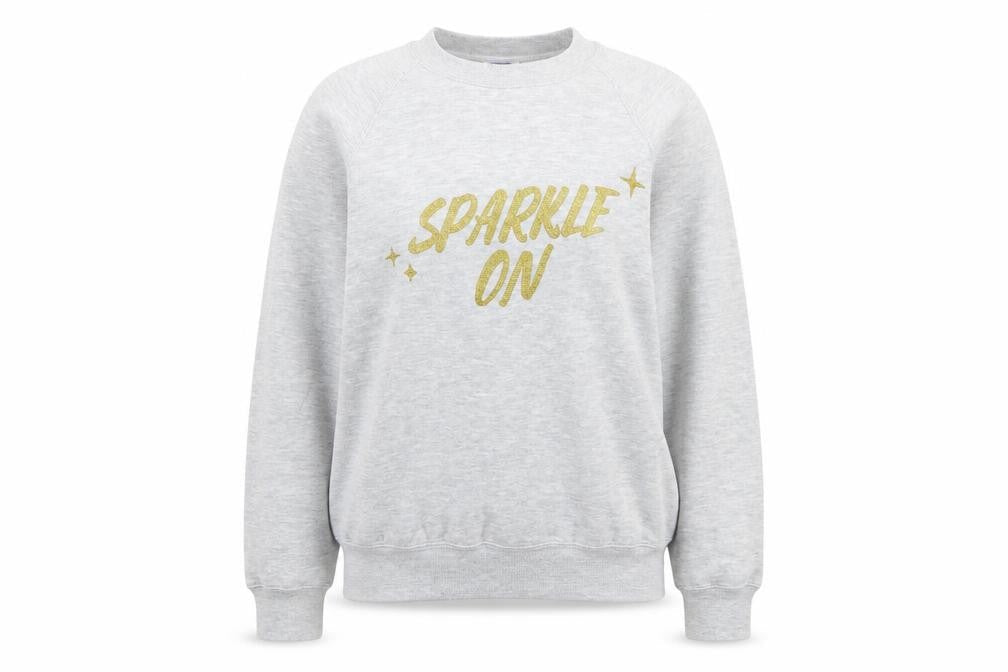 Womens UK S Regular Russell Grey Pullover Sweatshirt