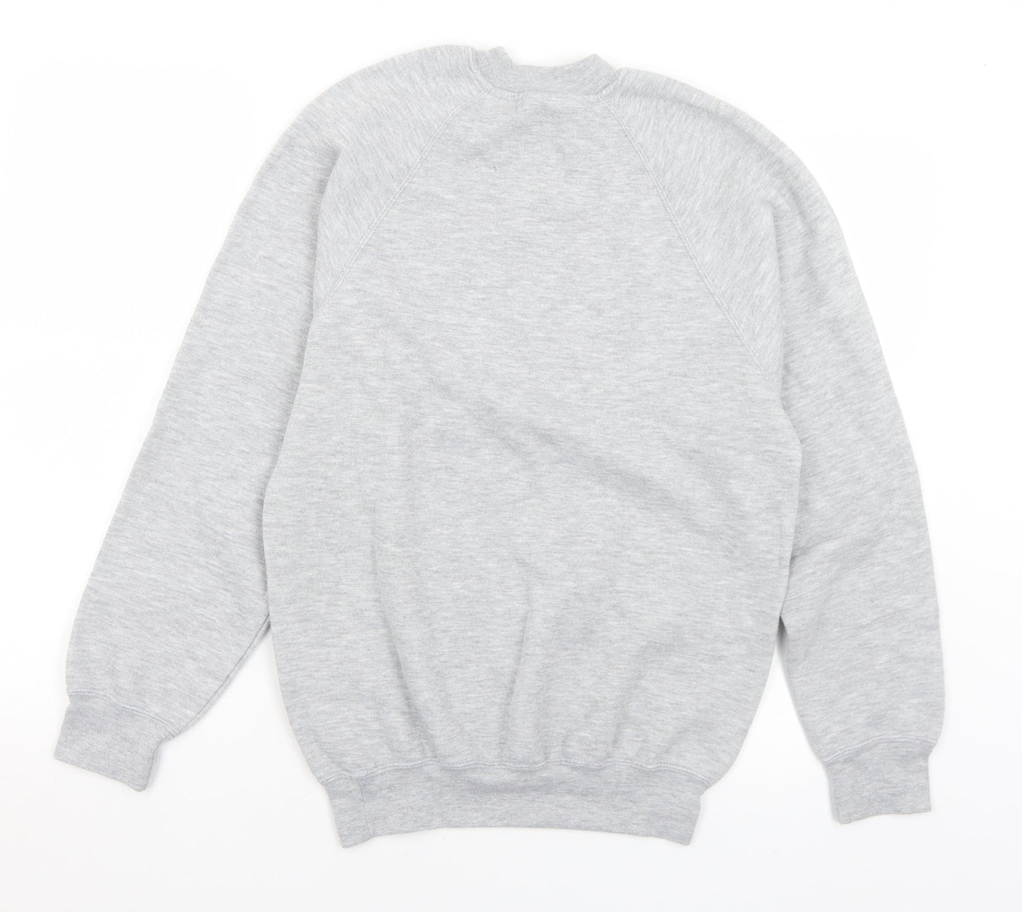 Russell Womens Grey  Cotton Pullover Sweatshirt Size S   - Sparkle On