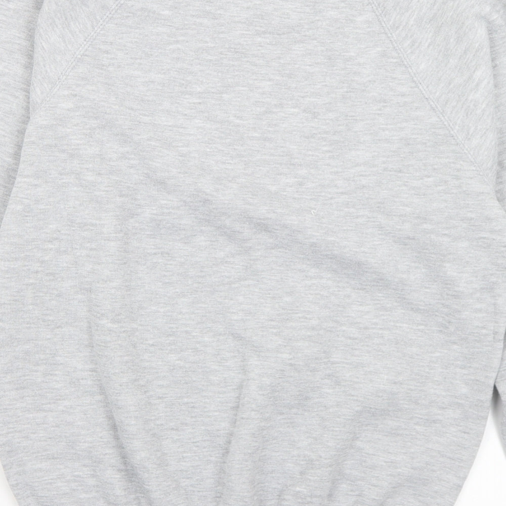 Russell Womens Grey  Cotton Pullover Sweatshirt Size S   - Sparkle On