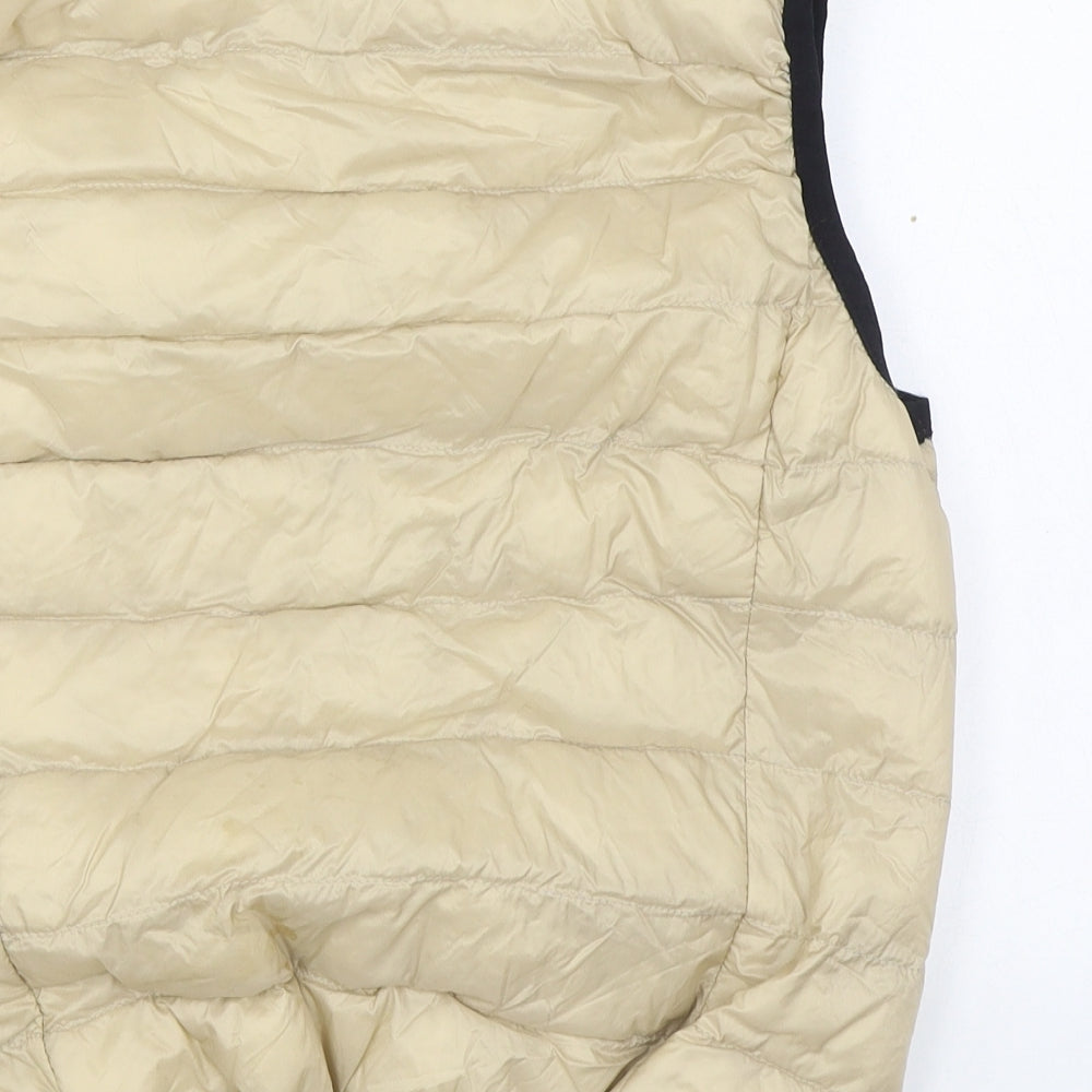 Fascinate Mens Beige   Gilet Coat Size S  Zip