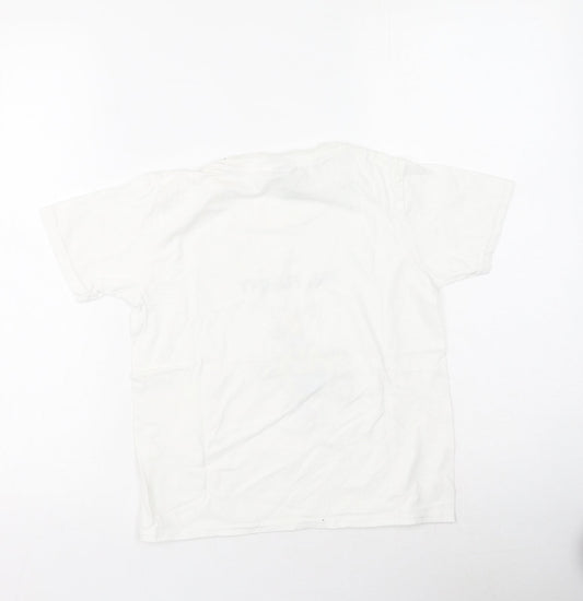 Gildan Boys Multicoloured  Cotton Basic Casual Size S Round Neck