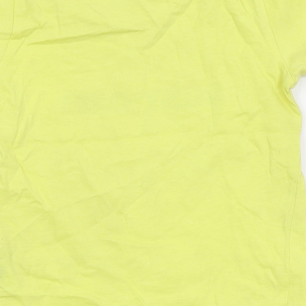 Dunnes Boys Yellow  Cotton Basic T-Shirt Size 9-12 Months Crew Neck Pullover - Best Bro
