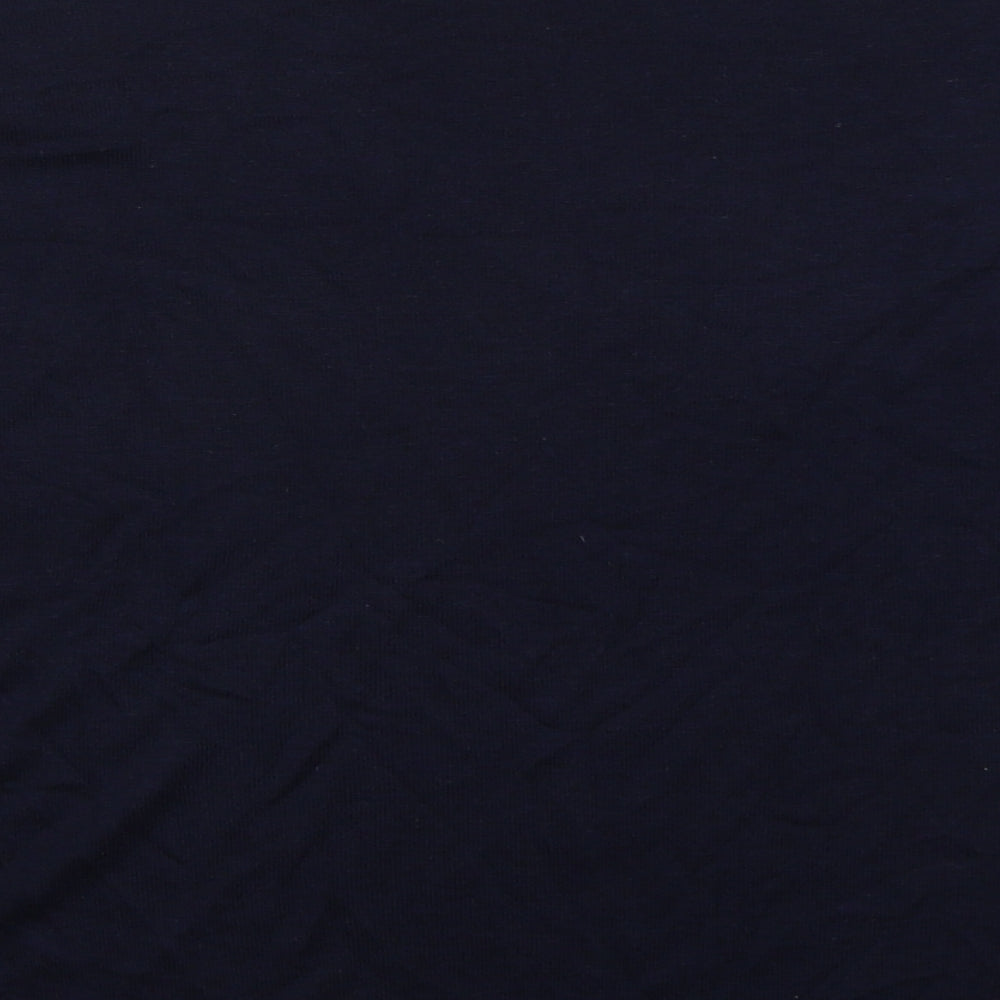 H&M Womens Blue Boat Neck  Acrylic Pullover Jumper Size XS