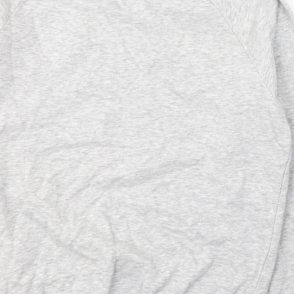 Red Herring Womens Grey  Cotton Pullover Sweatshirt Size 10  Pullover - Gangster Wrapper