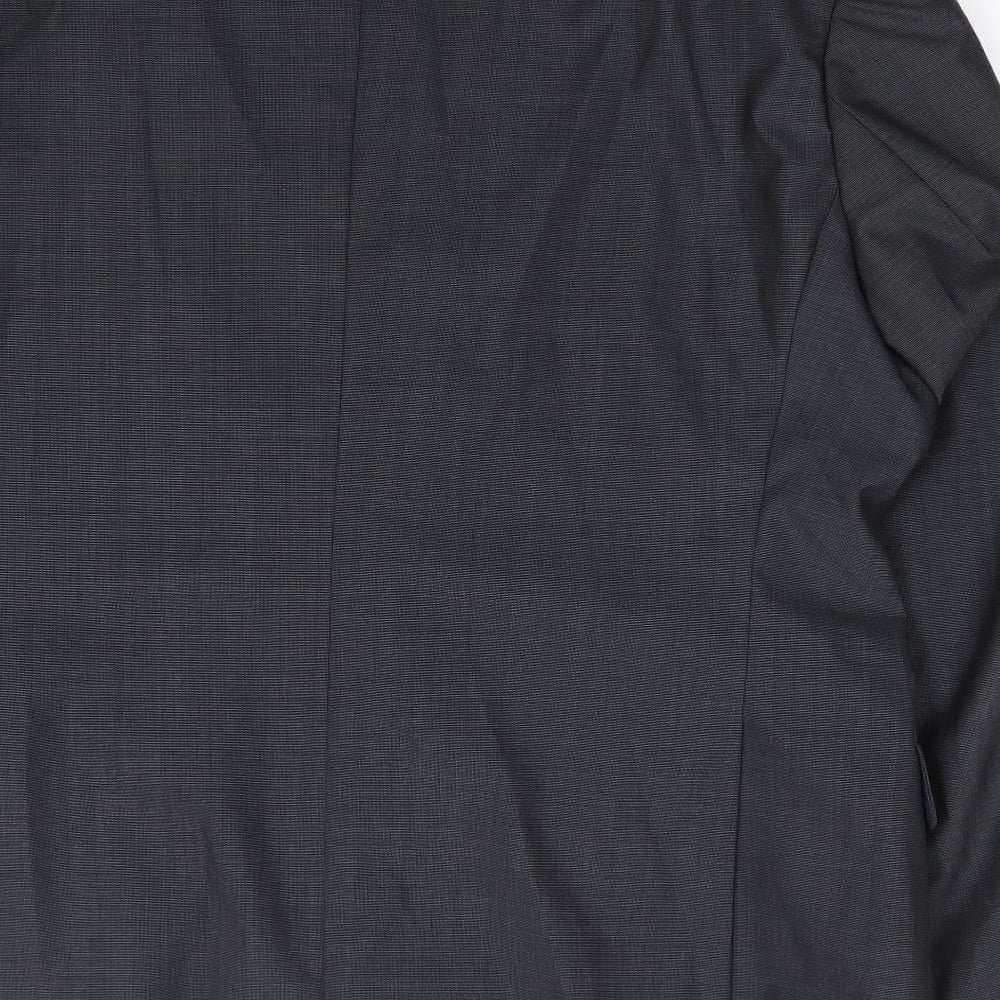 Jeo Ferrer Mens Grey  Wool Jacket Suit Jacket Size 42