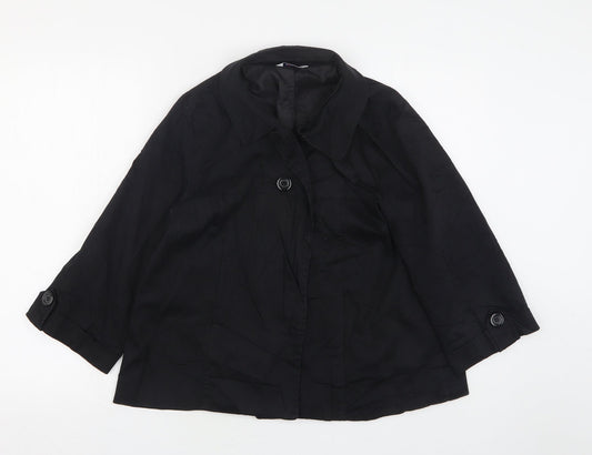 Pimkie Womens Black   Jacket  Size 14