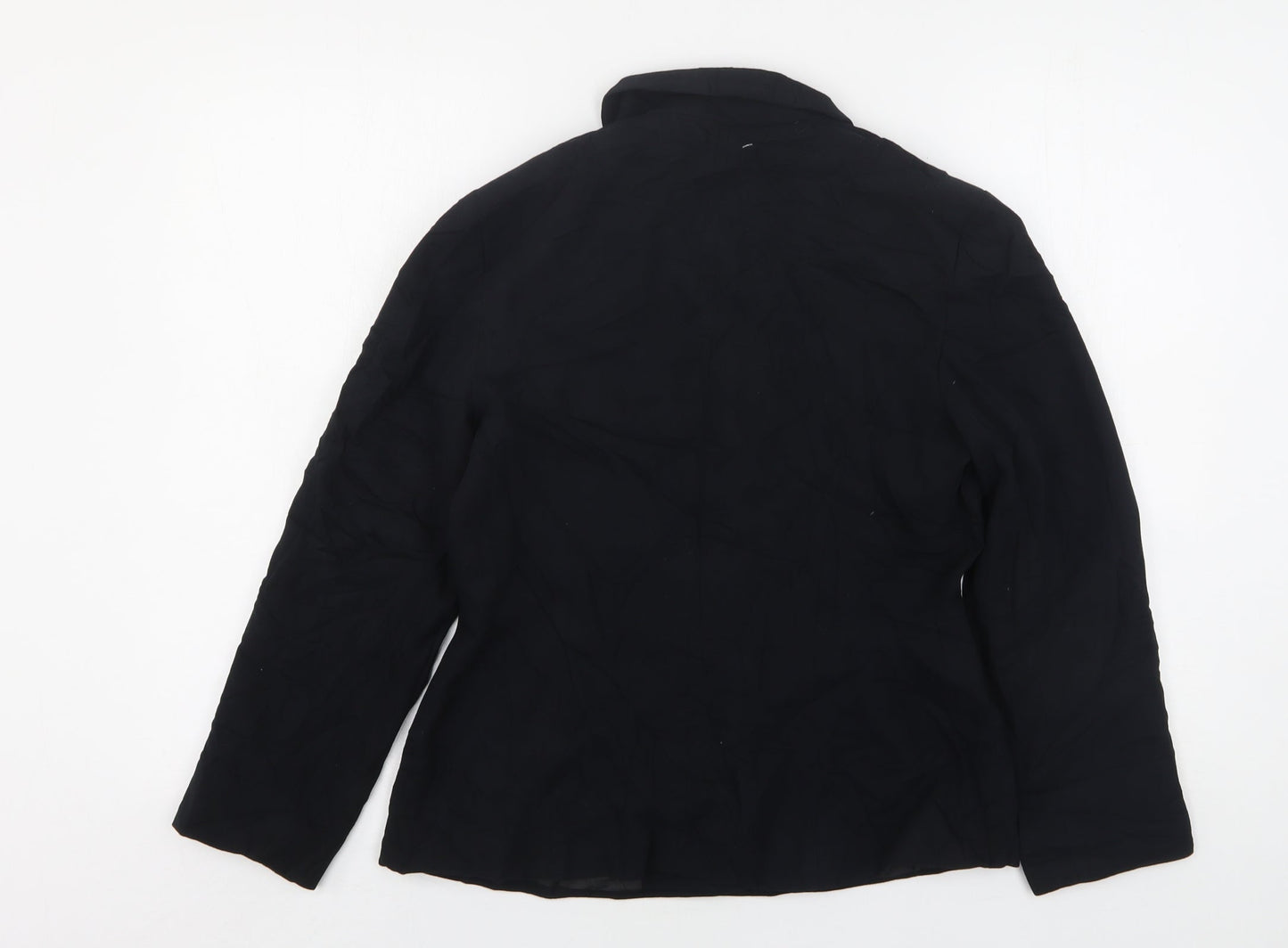Principles  Womens Black  Polyester Jacket Suit Jacket Size 12