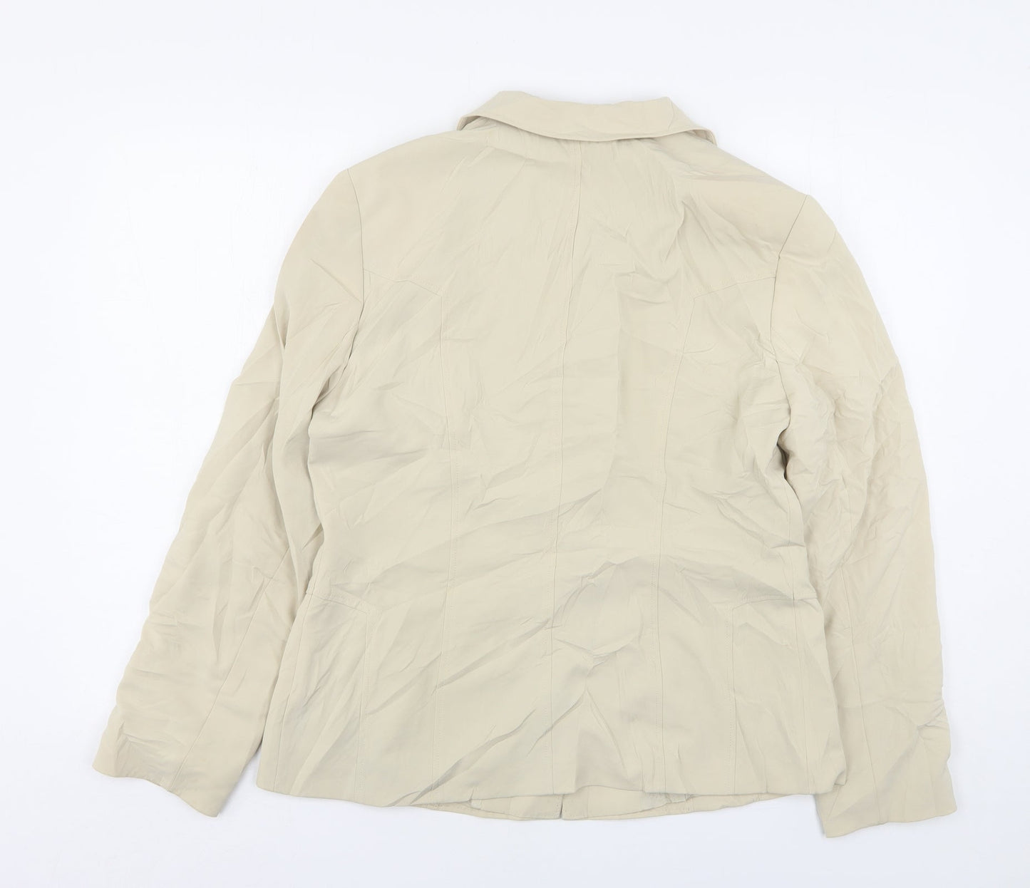 Gerry Weber  Womens Beige  Polyester Jacket Suit Jacket Size 14