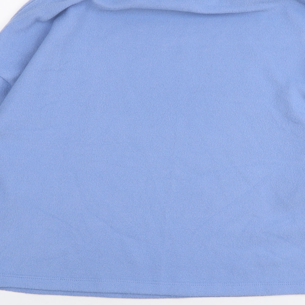 New Look Womens Blue High Neck  Polyester Pullover Jumper Size S