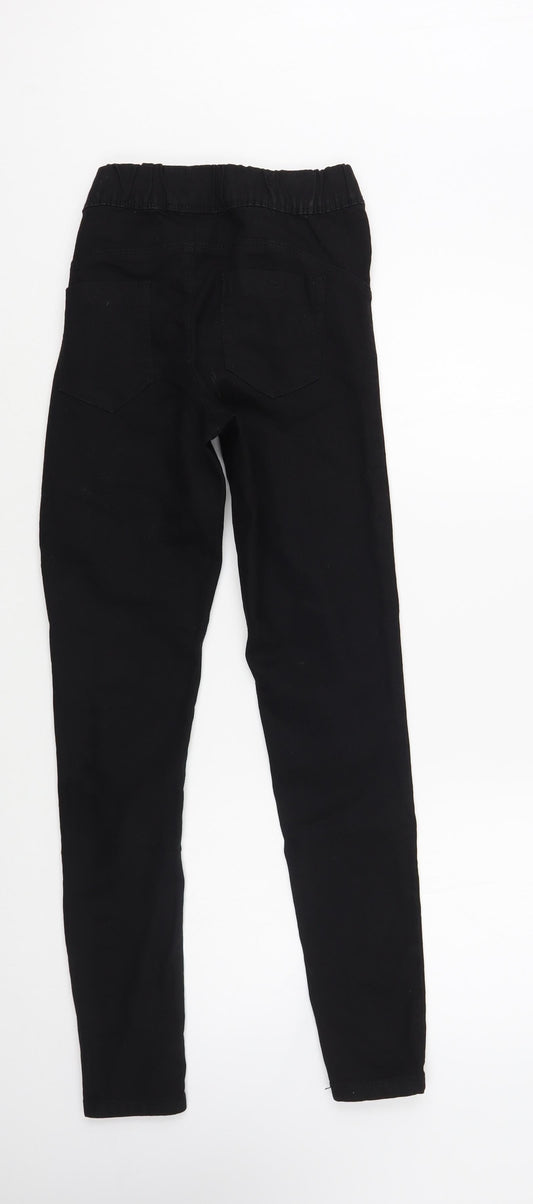 Denim Co. Womens Black  Cotton Jegging Jeans Size 8 L30 in Regular