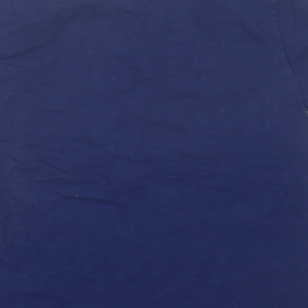 NEXT Boys Blue  Cotton Basic T-Shirt Size 11 Years Crew Neck Pullover