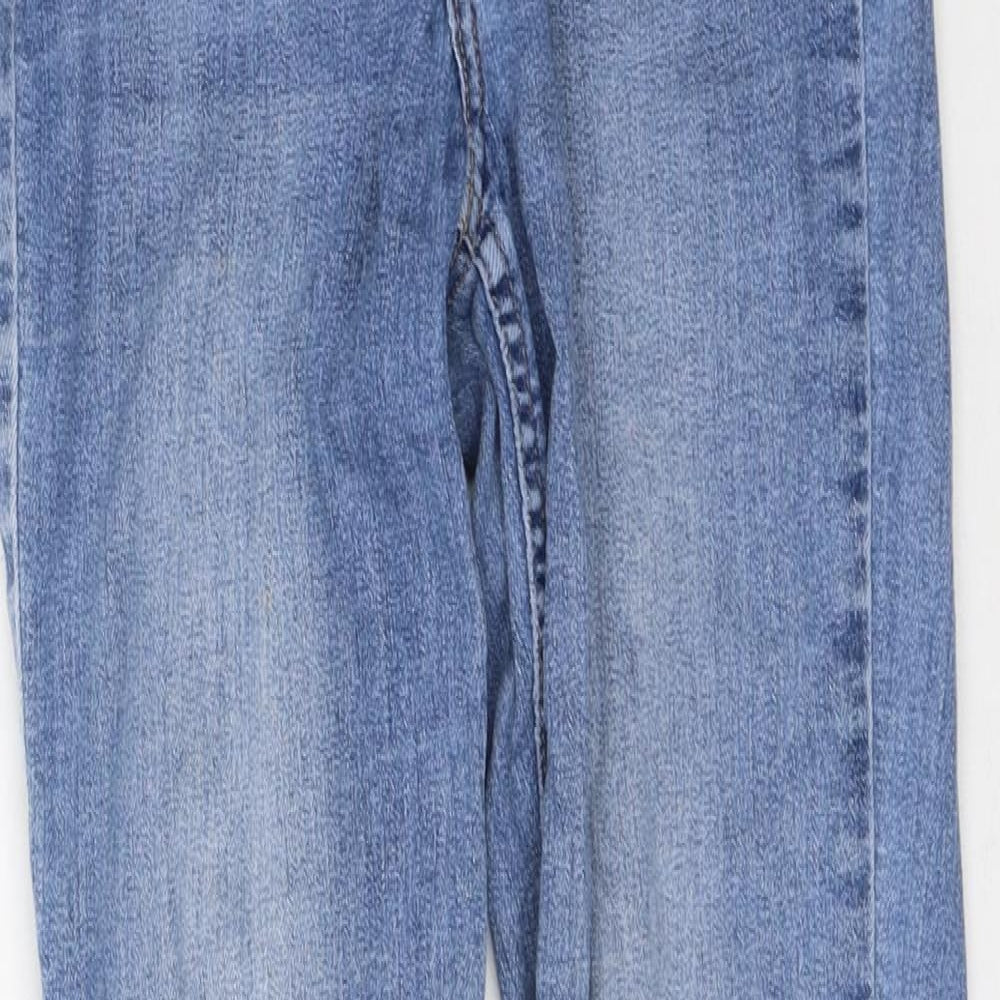 H&M Womens Blue  Cotton Skinny Jeans Size 4 L28 in Regular