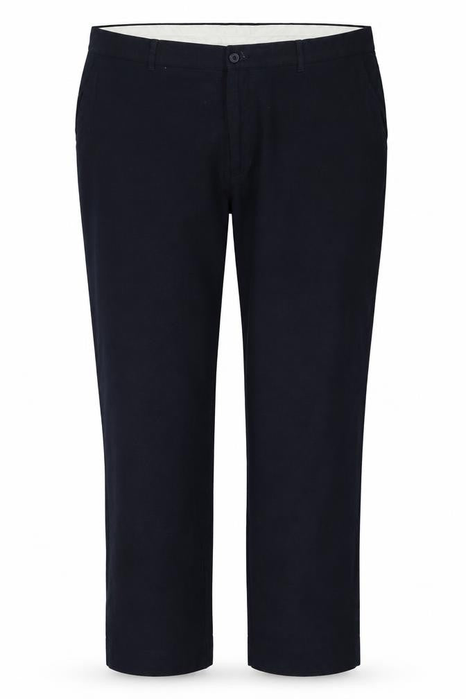 Marks and Spencer Womens Blue  Linen Trousers  Size 38 in L22 in Regular