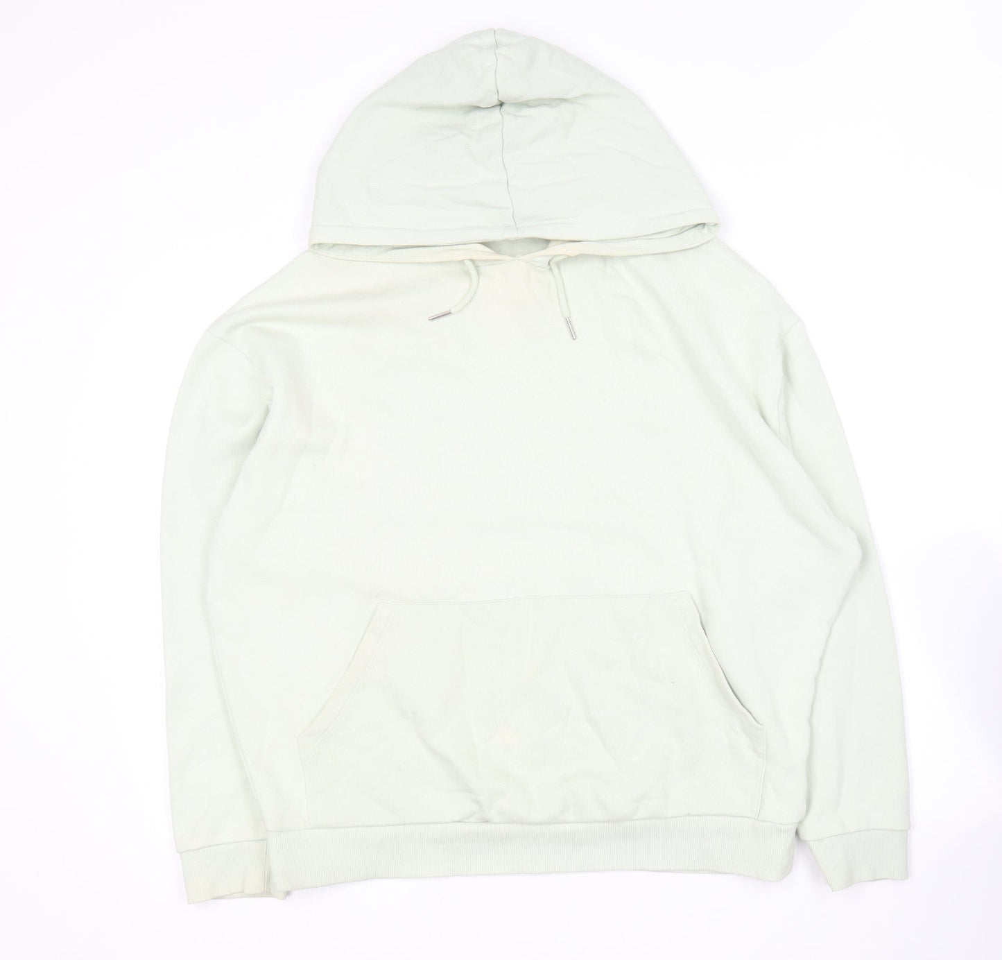 ASOS Womens Green  Cotton Pullover Hoodie Size M