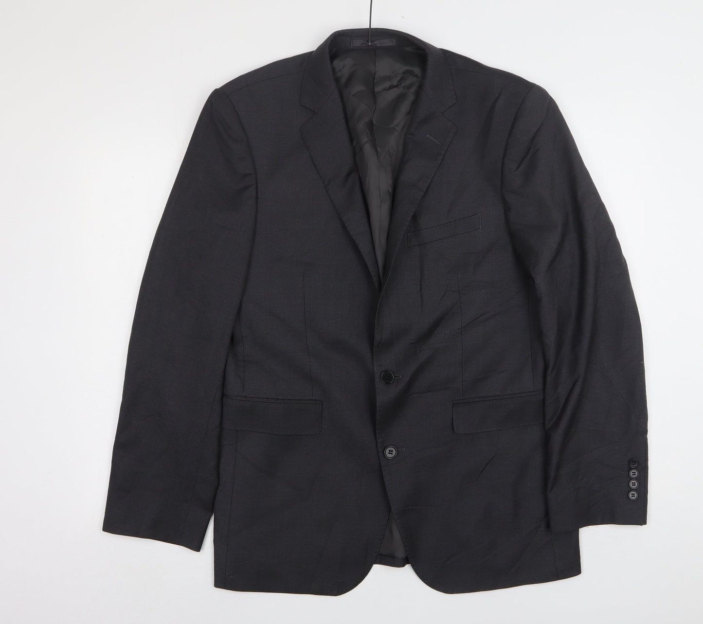 Lanficio Cerruti Mens Grey  Wool Jacket Suit Jacket Size 40
